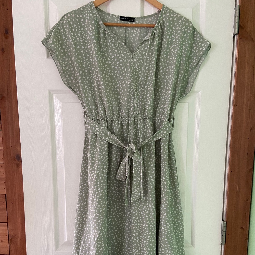 Shein Long heart pattern Dress